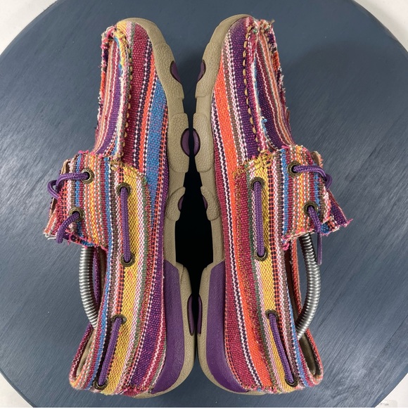 Twisted X Driving Moc Purple Serape Women’s 8 - Picture 5 of 8